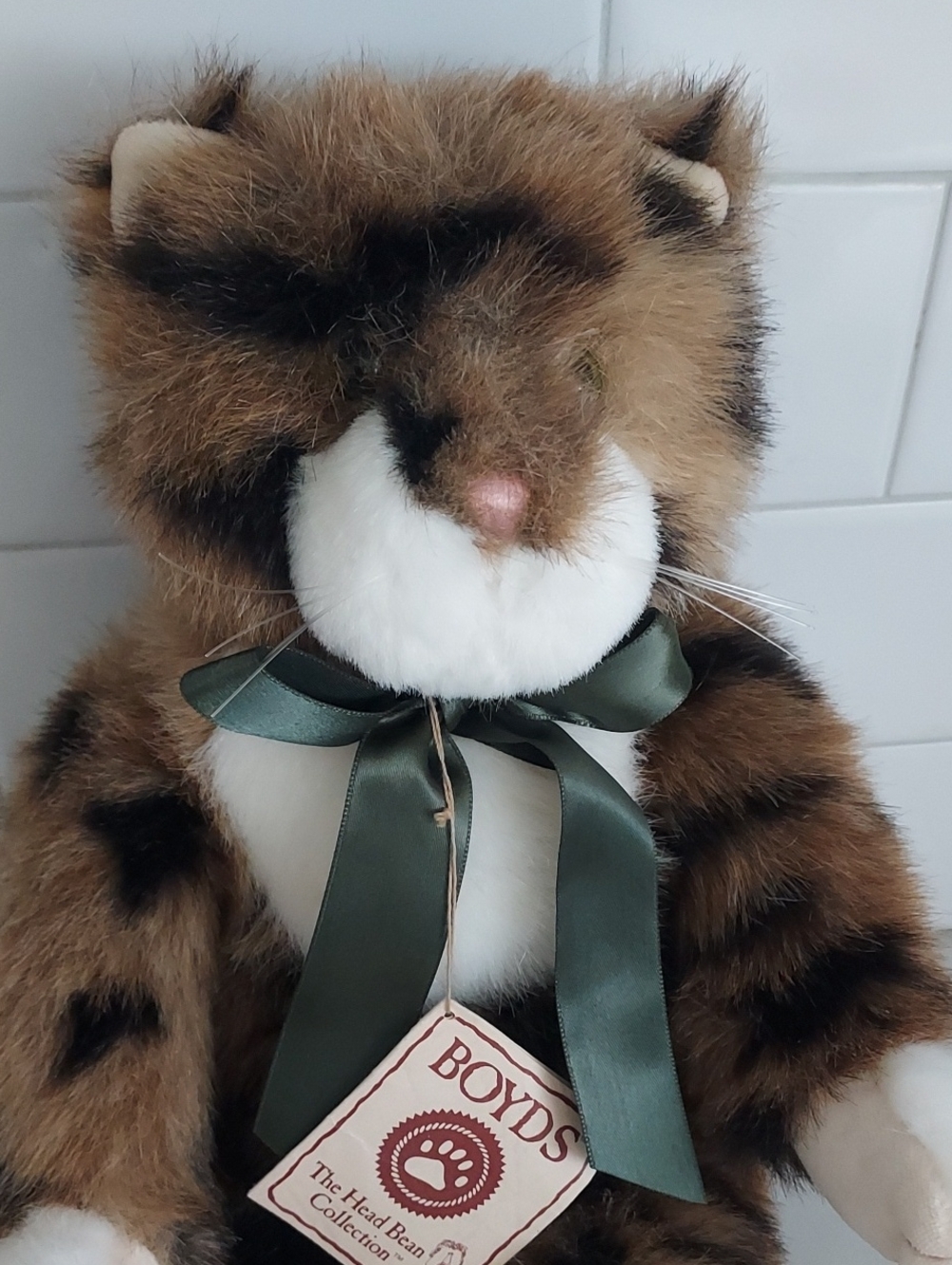 Vintage Boyd's Bears Suzy Snugglepuss Cat Plush Bean Bag Stuffed Animal W/ Tags - Picture 2 of 7